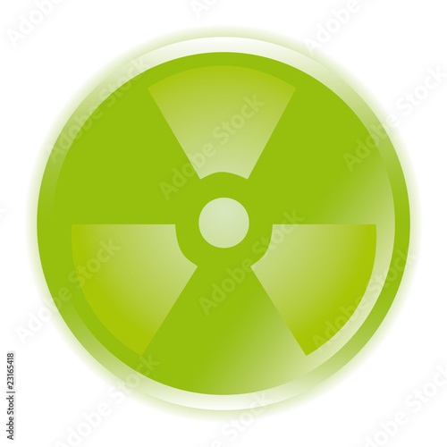 Vector. radioactive sign symbol icon