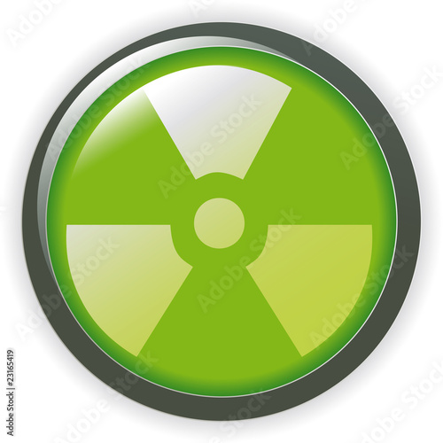 Vector. radioactive sign symbol icon
