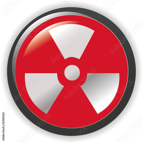 Vector. radioactive sign symbol icon