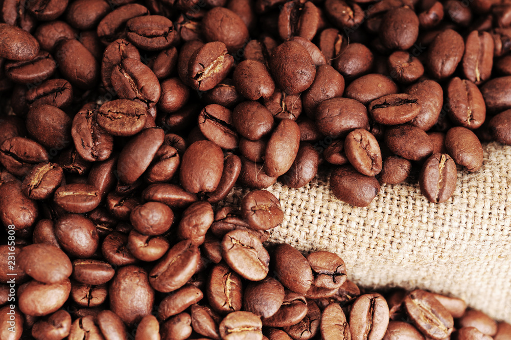 Fototapeta premium Coffee grains