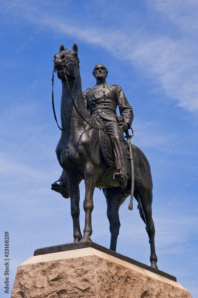Gen. Meade Statue, Facing Front