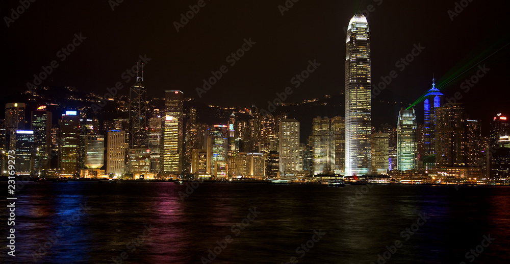 Naklejka premium Hong Kong