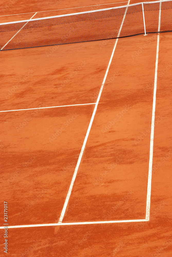 Image of a tennis court