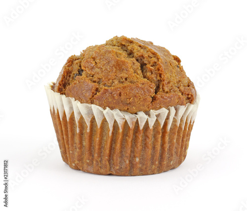 Fresh raisin bran muffin
