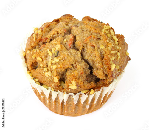 Large carrot cake muffin