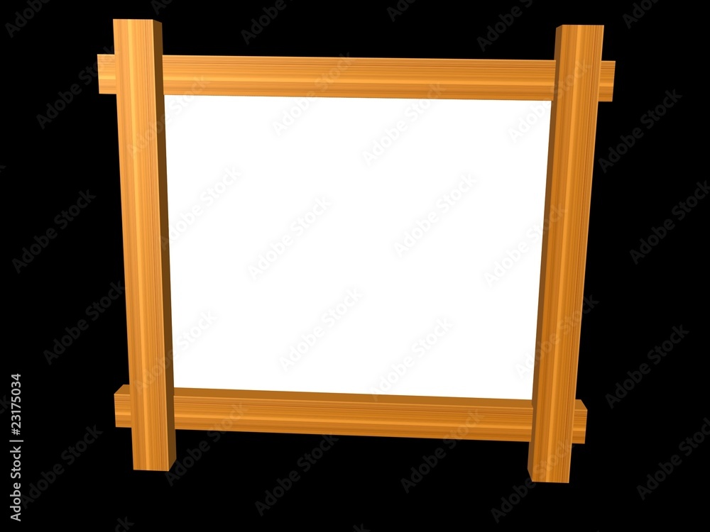 3d illustration of frame 3d illustration of frame