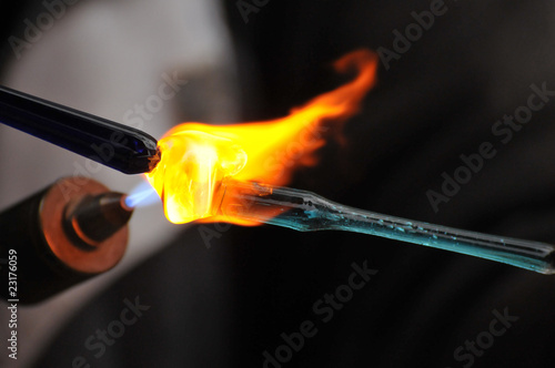 Glass melting