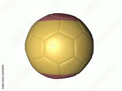Balón futbol bandera españa
