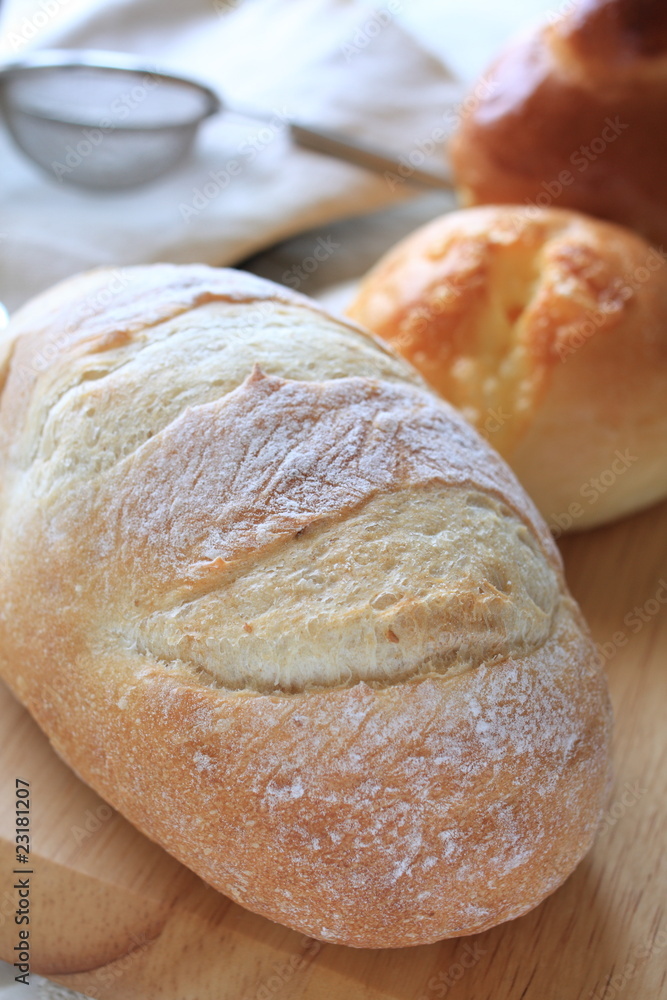 自家製のフランスパン