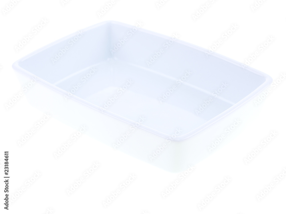white au gratin dish isolated on white background white au gratin dish isolated on white background