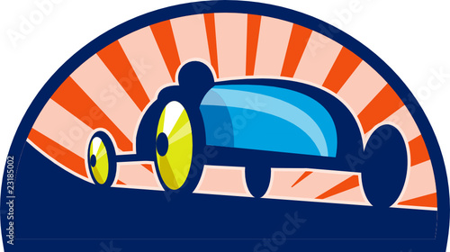Soap box derby car racing