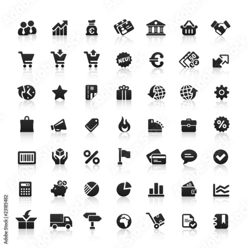 Black Website Icons