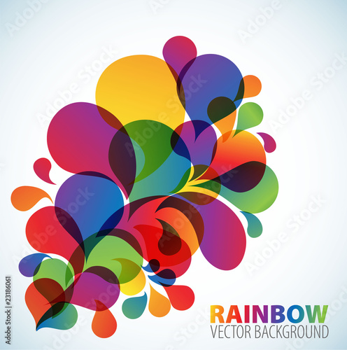 Abstract floral background with place for your text