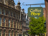 Coffee Shop Sign in Amsterdam