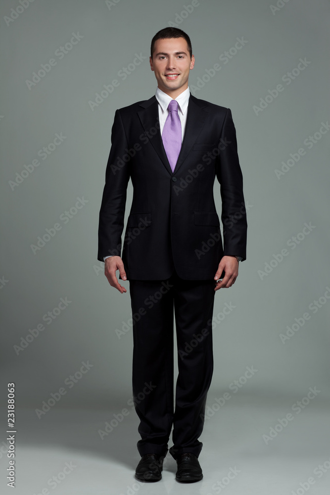young smartly dressed man young smartly dressed man