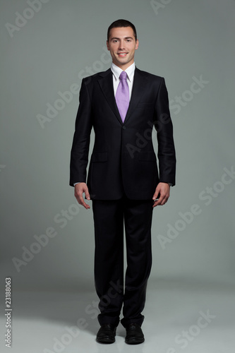 young smartly dressed man