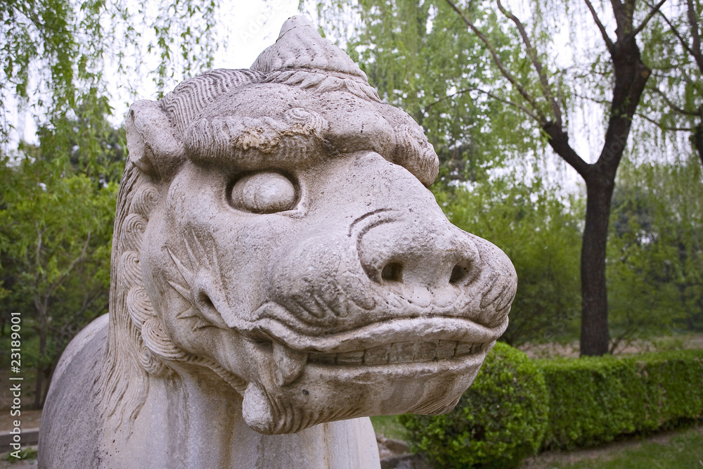 chine,beijing : voie des esprits, tombeau des ming chine,beijing : voie des esprits, tombeau des ming