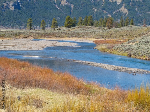 Bleu intense dans lamar Valley photo