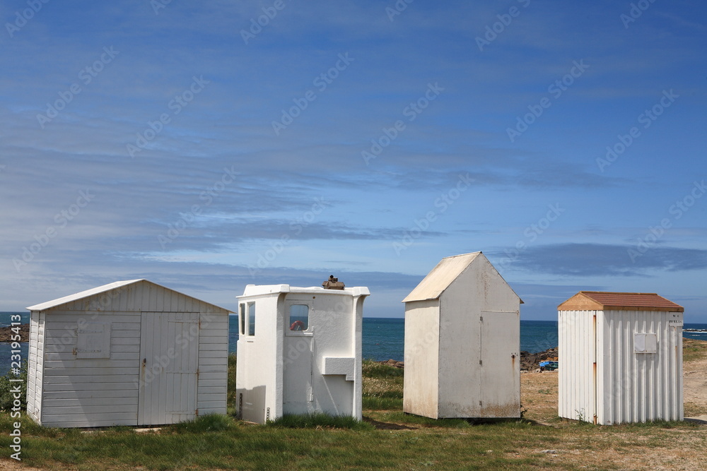 cabnes sur la plage