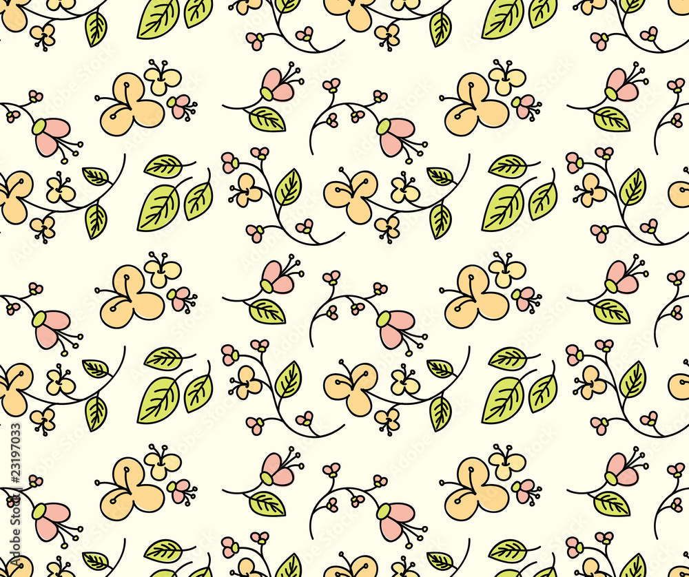 Seamless Flower Pattern Seamless Flower Pattern