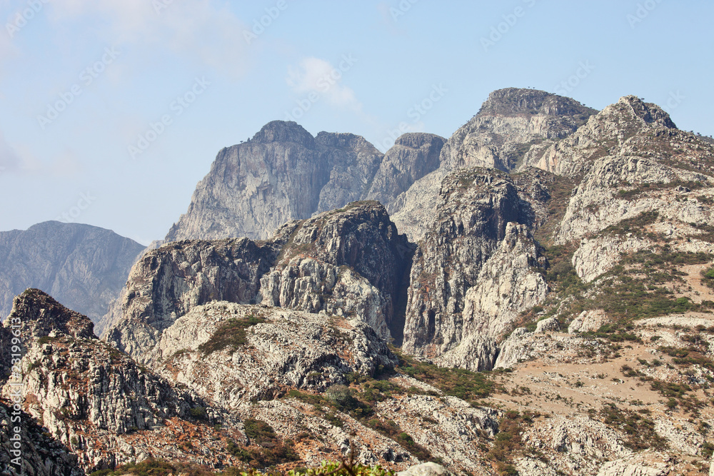 Mountains of Socotra island