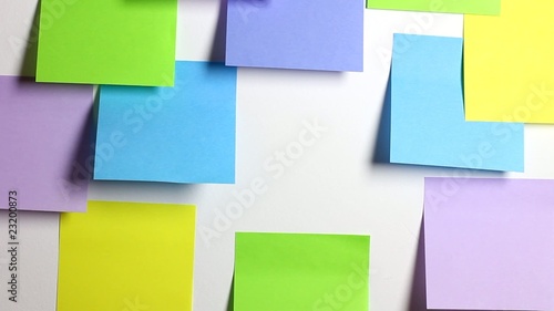 Taking attached sticky note