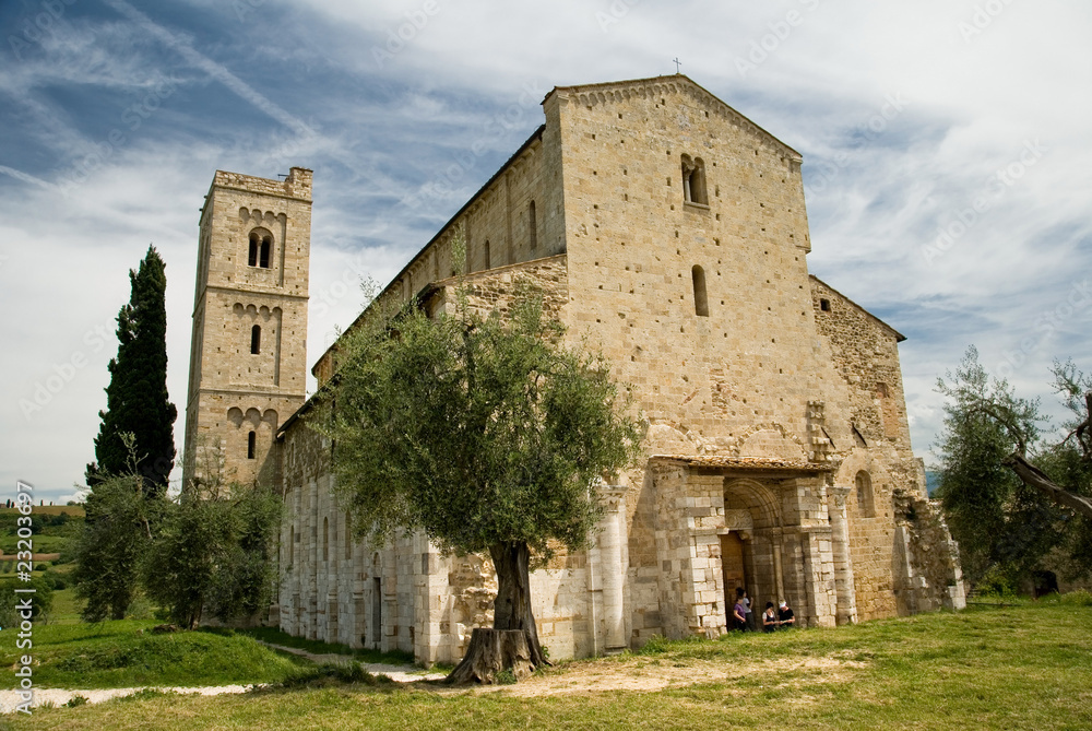 Abbazia di Sant'Antimo, Toscana, Italia