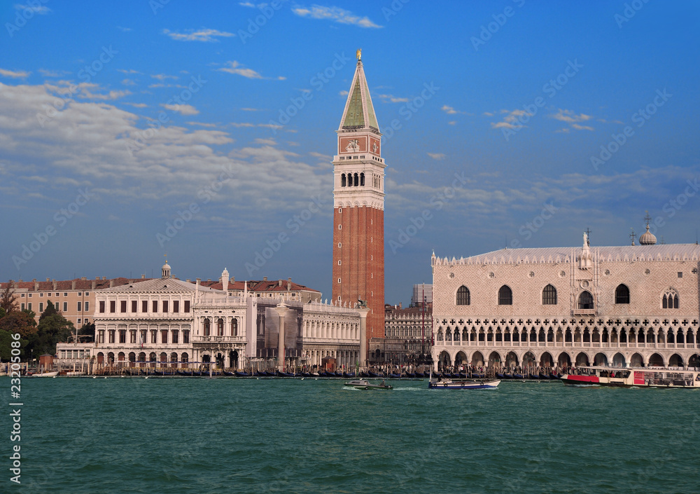 Seaview of Piazza San Marco.Venice
