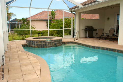 swimming pool and sitting area © Stephen Orsillo