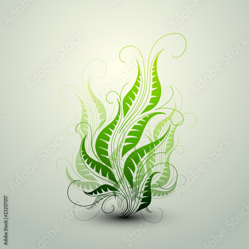 Clean Floral Vector Background