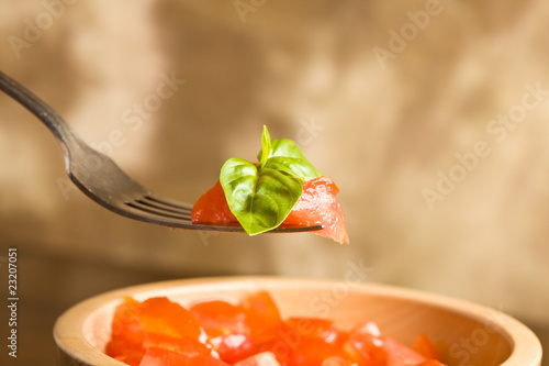 Foto Pomodori tagliati a cubetti