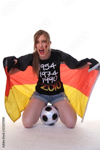 Fußball Fan Deutschland photo