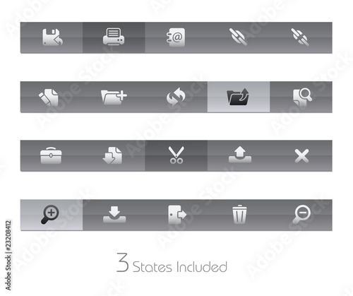 Interface / It includes 3 states in different layers
