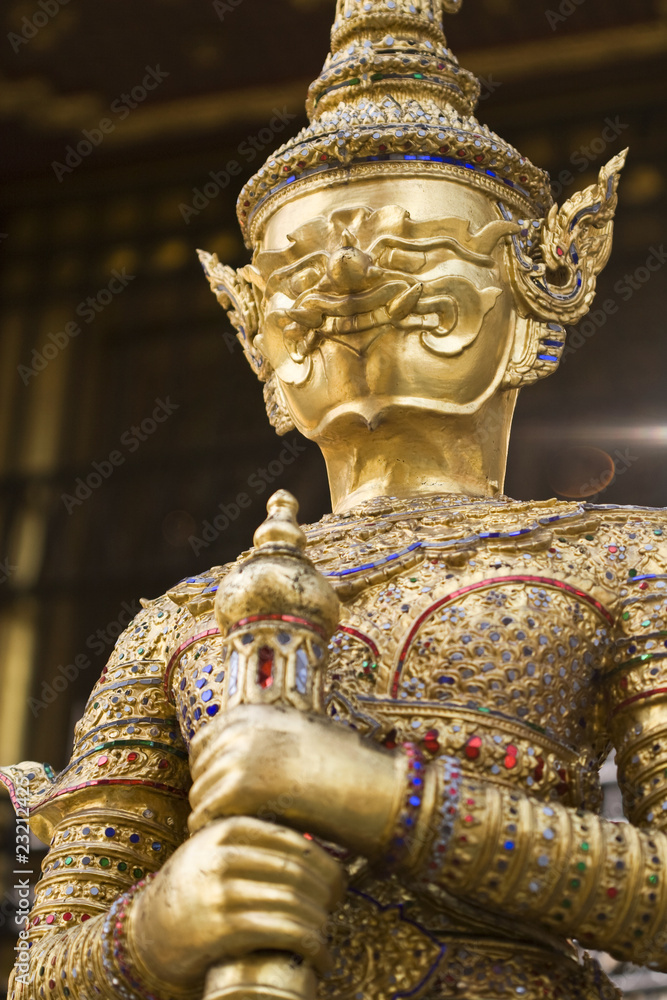 Guardian Statues at Wat Phra Kaew Guardian Statues at Wat Phra Kaew