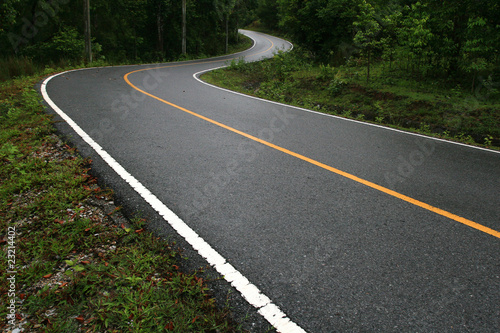 Winding Road in Thailand