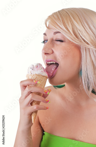 Women with ice-cream