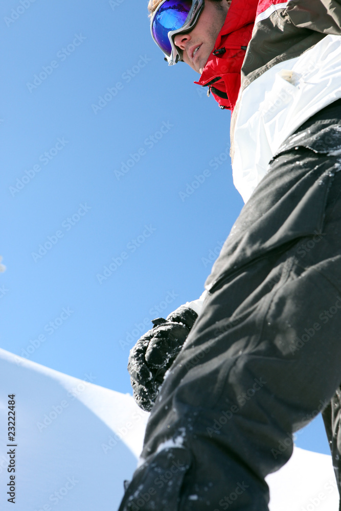 Fototapeta premium Snowboarder