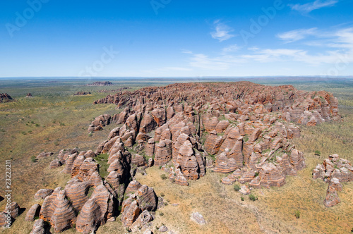 Aerial view of Bungle Bungles at Purnululu National Park, Austra