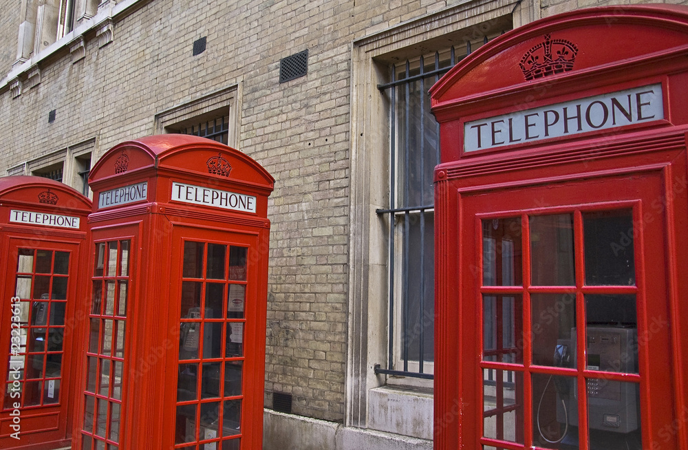 london phone booths