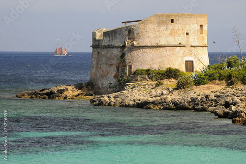 Plakat torre lazzareto - alghero