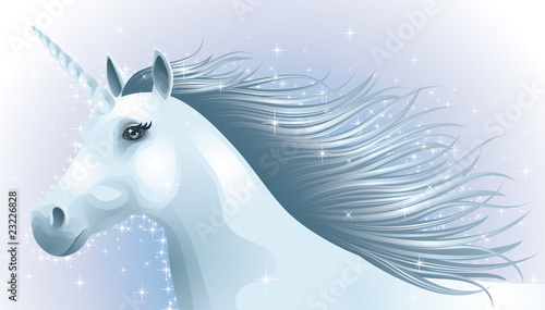 Blue unicorn.
