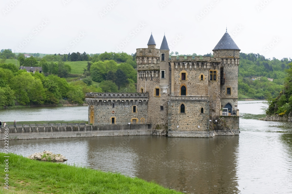 Fototapeta premium Château sur la loire