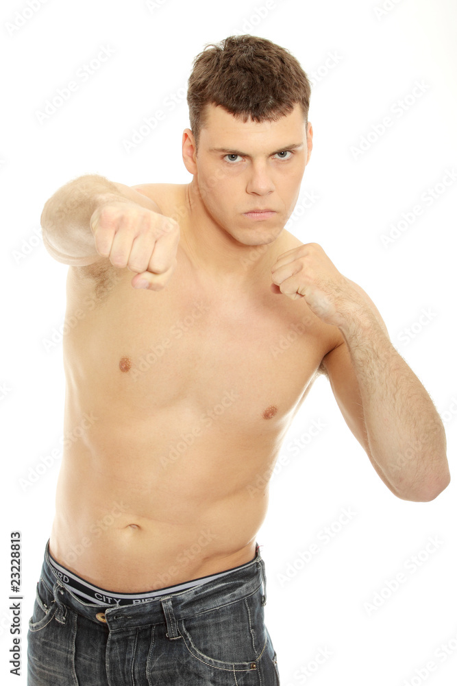 Aggressive man Aggressive man