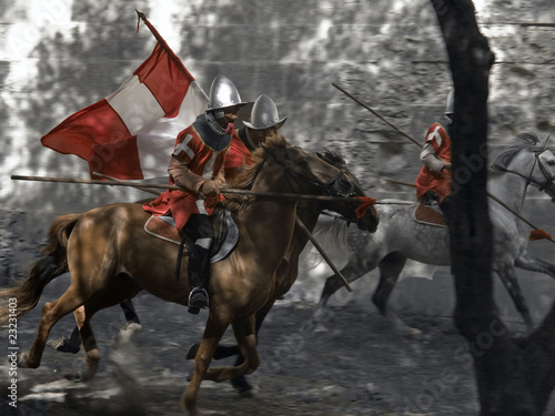 Obraz na plátně Cavalry Charge