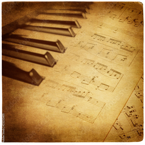 musical retro background