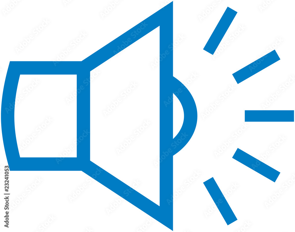 Vector loudspeaker illustration Vector loudspeaker illustration