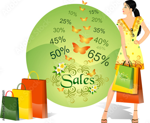 Sales woman