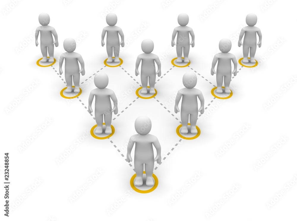 Pyramid team hierarchy. 3d rendered illustration. Pyramid team hierarchy. 3d rendered illustration.
