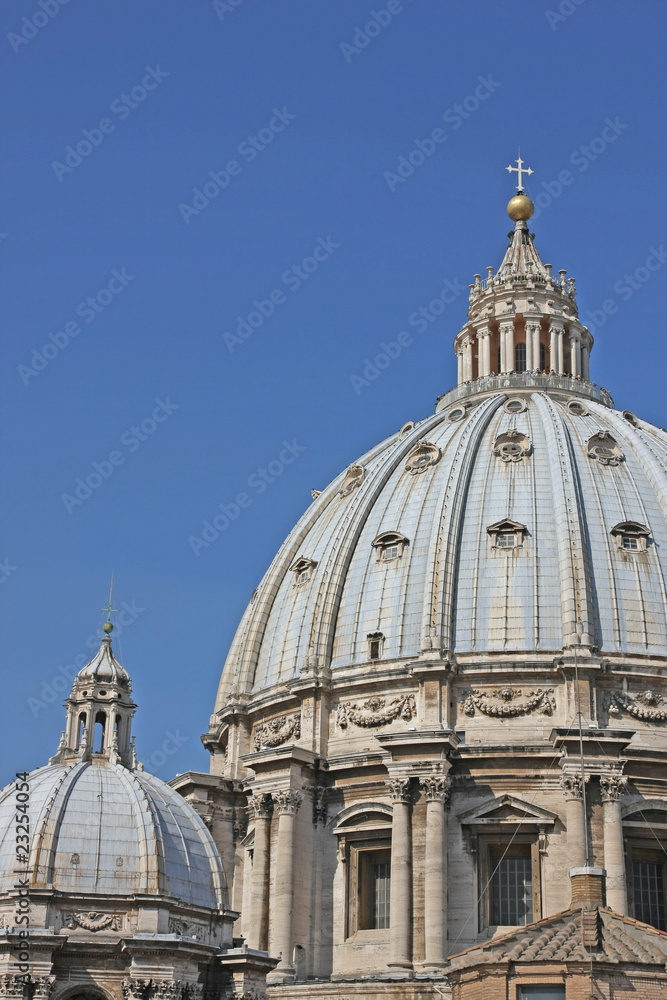 Dome of Saint Peter's Basilica, Vatican.