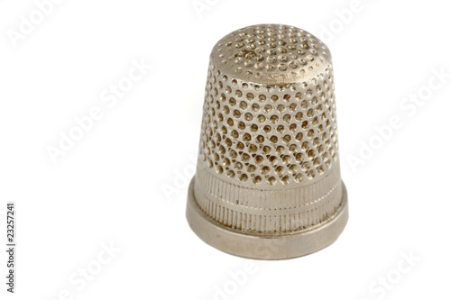 used sewing Thimble on White